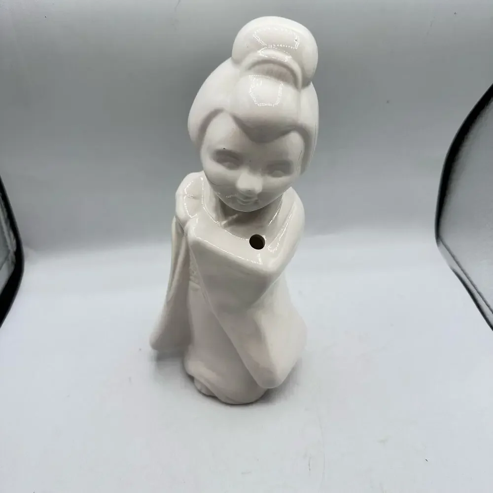 Vintage 1980s Orchids Of Hawaii Geisha Tiki Mug Flower Vase - 10